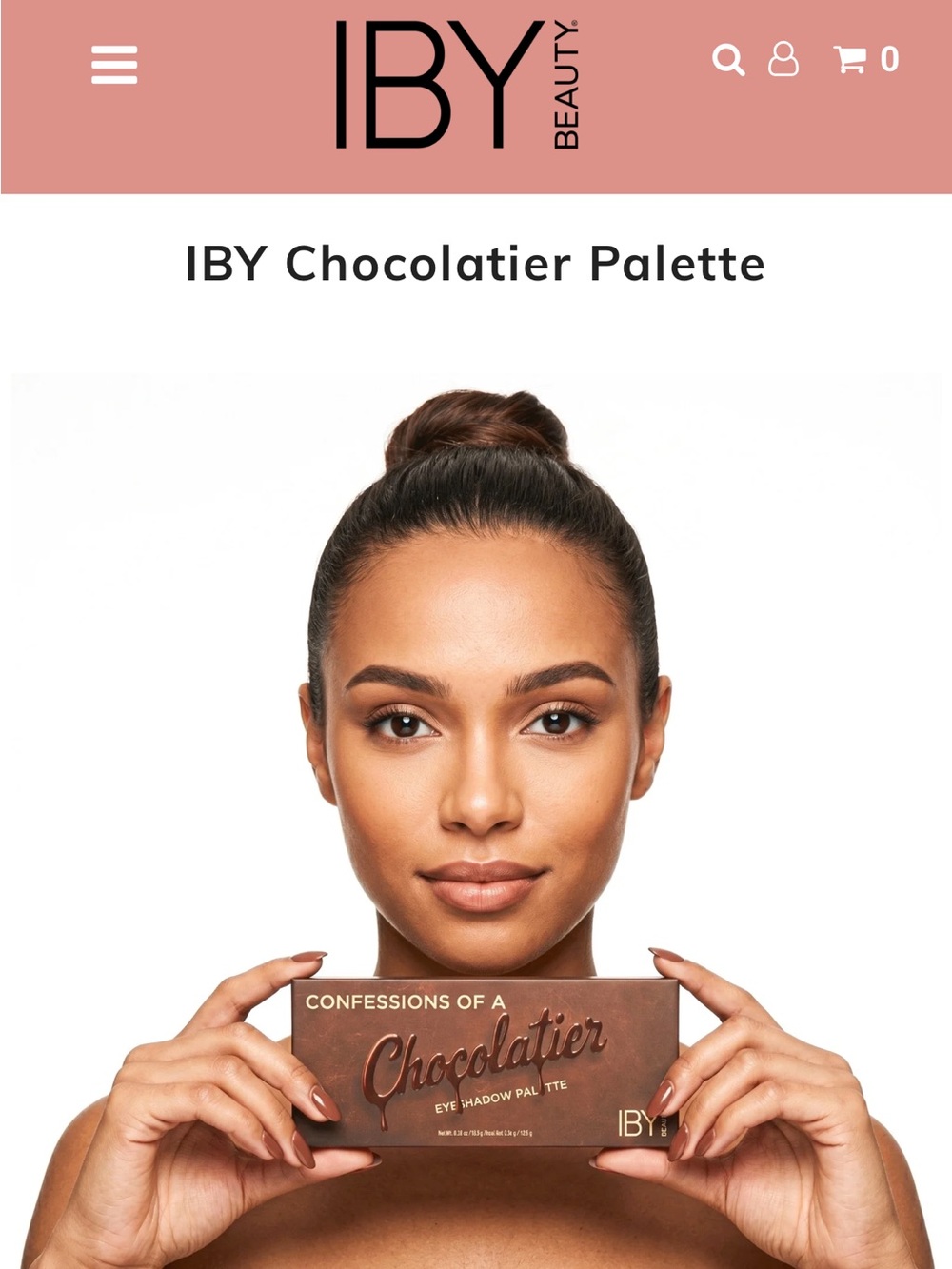 New! IBY Chocolatier Eyeshadow Palette - Warm Brown Tones